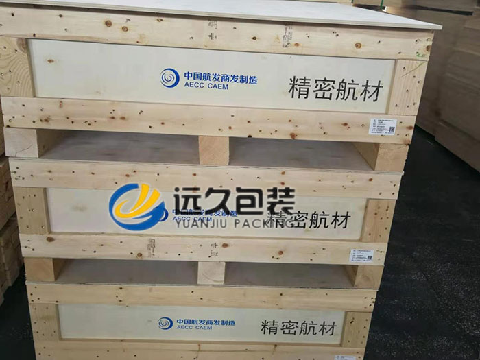 外框架结构出口实木木箱
