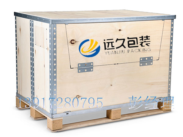 出口免检钢带木箱
